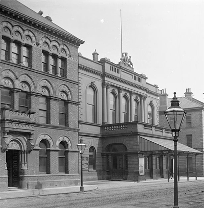 LInen House and the Ulster Hall.